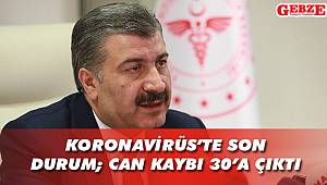 Koronavirüs'te son durum; can kaybı 30'a çıktı