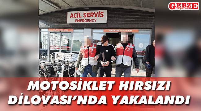 Motosiklet hırsızı Dilovası'nda yakalandı