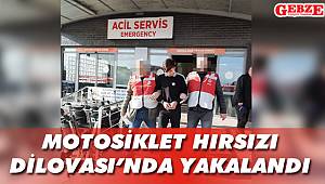Motosiklet hırsızı Dilovası'nda yakalandı