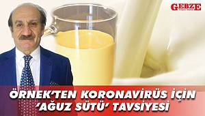 Örnek'ten koronavirüs için 'Ağız Sütü' tavsiyesi