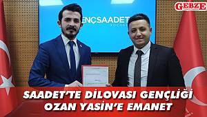 Saadet'te Dilovası Gençliği Ozan Yasin'e emanet