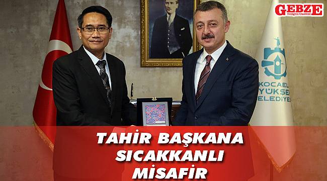 Tahir Başkana sıcakkanlı misafir