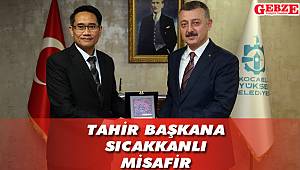 Tahir Başkana sıcakkanlı misafir