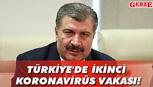  Türkiye'de ikinci koronavirüs vakası!
