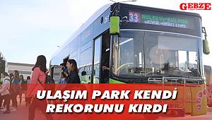  Ulaşım Park kendi rekorunu kırdı