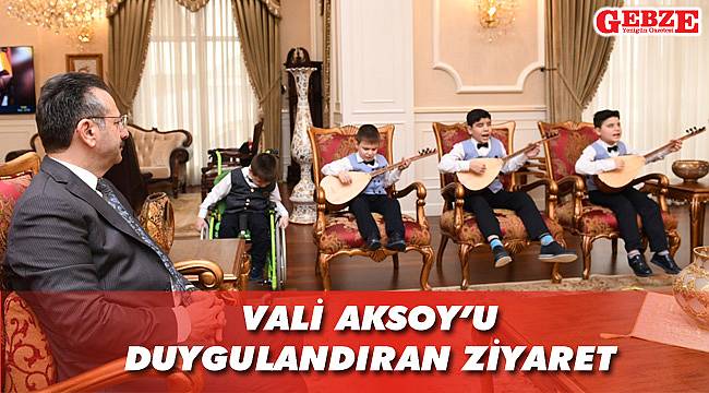 Vali Aksoy’u duygulandıran ziyaret