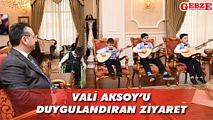 Vali Aksoy’u duygulandıran ziyaret