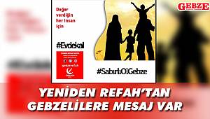 Yeniden Refah’tan Gebzelilere mesaj var