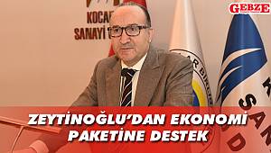Zeytinoğlu'dan ekonomi paketine destek