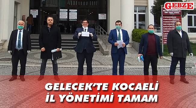 Başaran, yönetim listesini Kocaeli Valiliği'ne bildirdi