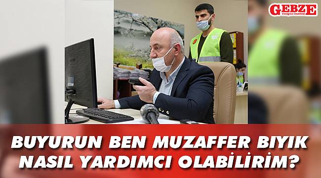 Başkan Bıyık, gelen telefonlara cevap verdi