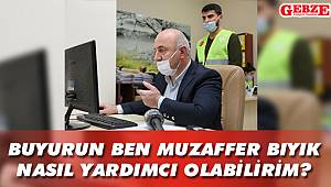 Başkan Bıyık, gelen telefonlara cevap verdi