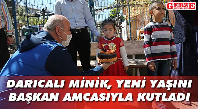 Bıyık'tan minik Zeliha'ya doğum günü sürprizi