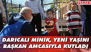 Bıyık'tan minik Zeliha'ya doğum günü sürprizi