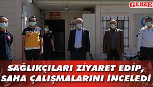 Büyükgöz, sağlık çalışanlarını yalnız bırakmadı