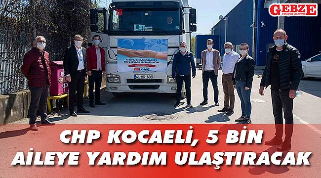 CHP'den 5 bin aileye yardım eli