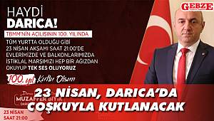 Darıca'da 100. yıla özel kutlama
