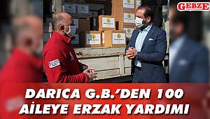 Darıca G.B.’den 100 aileye erzak yardımı