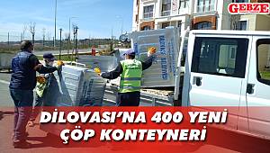 Dilovası’na 400 yeni çöp konteyneri