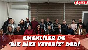 Emekliler de ‘Biz bize yeteriz’ dedi
