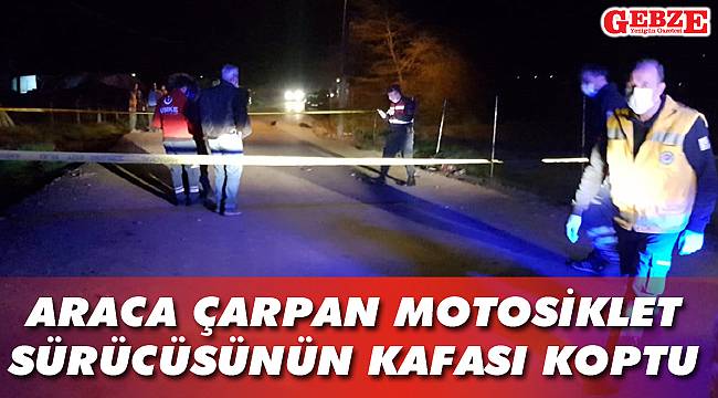 Gebze'de dehşet veren kaza; 1 ölü, 1 yaralı