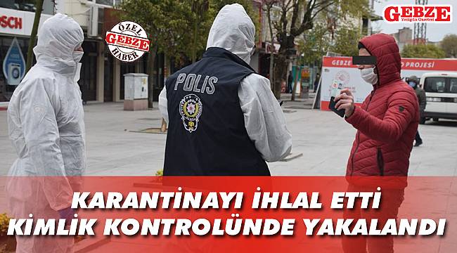 Gebze polisinden kaçamadı