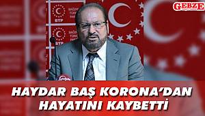 Haydar Baş Korono'dan hayatını kaybetti