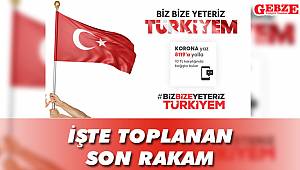 İşte toplanan son rakam