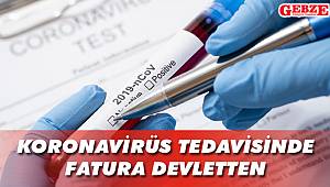 Koronavirüs tedavisinde fatura devletten