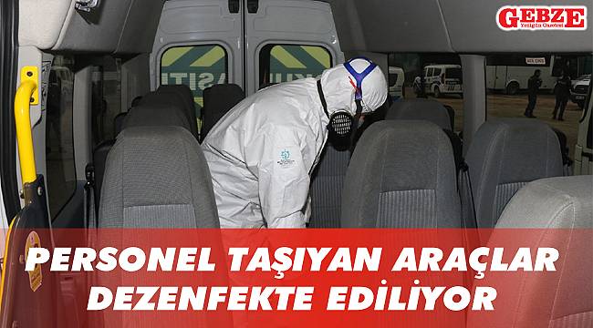 Servis araçlarına Korona önlemi