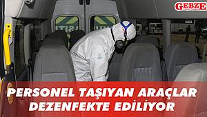 Servis araçlarına Korona önlemi