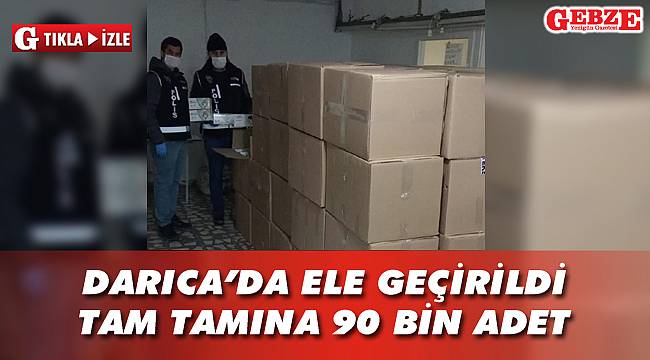 Son günlerin en büyük maske operasyonu