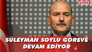 Soylu'nun istifası kabul edilmedi