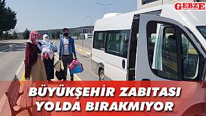 Vatandaşları evlerine ulaştırıyorlar