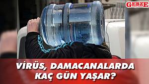 Virüs, damacanalarda kaç gün yaşar?