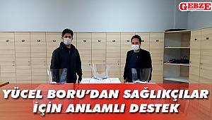 Yücel Boru, sağlıkçılarımız için siperli maske üretti