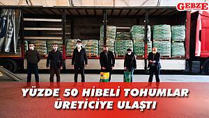 Yüzde 50 hibeli tohumlar üreticiye ulaştı