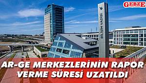 Ar-Ge merkezlerinin rapor verme süresi uzatıldı