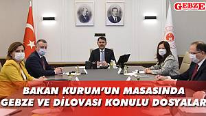 Büyükakın, Bakan Kurum ile görüştü