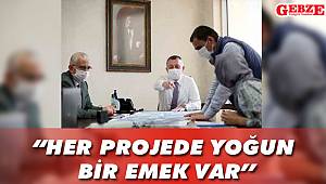 Büyükakın, kurmaylarından sunum aldı