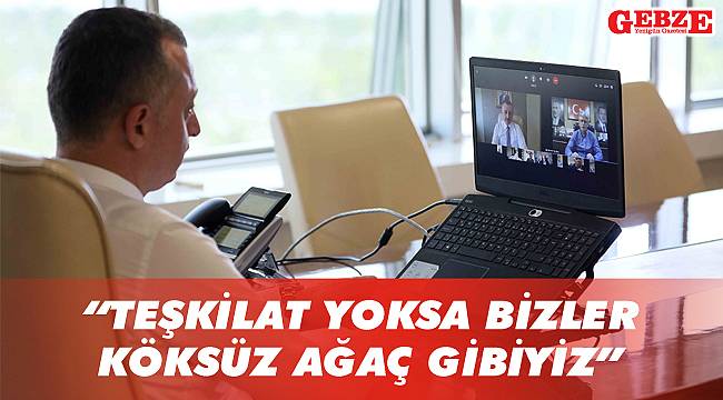 Büyükakın, o video konferansta konuştu