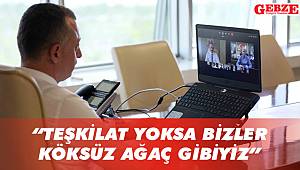 Büyükakın, o video konferansta konuştu