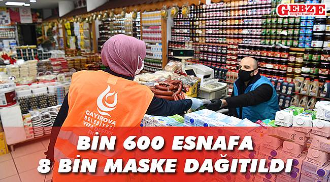 Çayırova Belediyesi maskesiz bırakmıyor