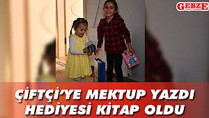 Çiftçi'ye mektup yazdı, hediyesi kitap oldu