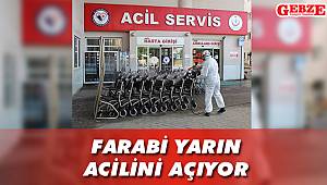 Farabi yarın acilini açıyor