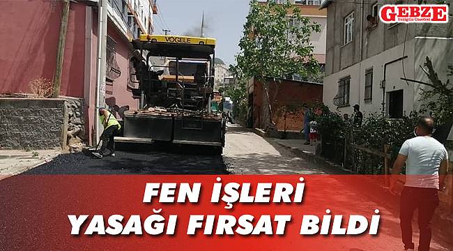 Fen işleri, yasağı fırsat bildi