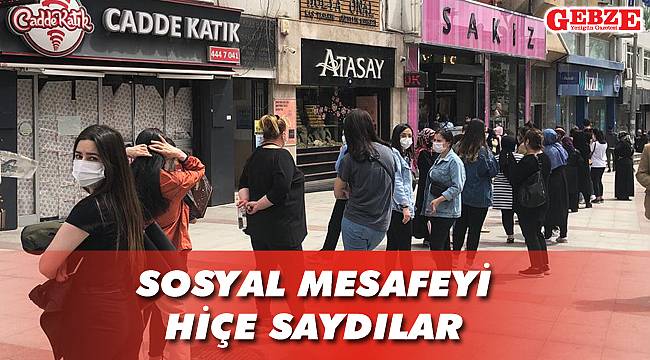 Gebze'de endişelendiren kalabalık