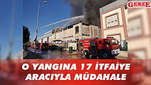 GEPOSB'ta dev yangın