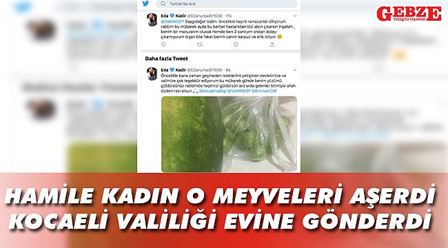 Hamile kadının isteğine jet yanıt!