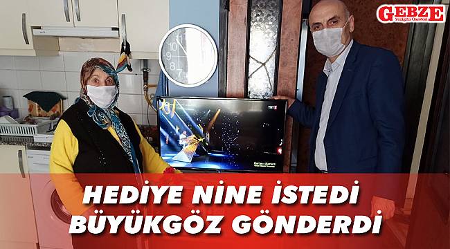 Hediye nine televizyonuna kavuştu